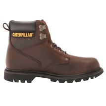 Caterpillar CAT Boots Mens 8.5 Leather Second Shift Work Shoes Utility O... - £80.87 GBP