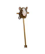 AURORA PRODUCTS People Pals Vintage Horse on Wooden Stick, Makes Noise RARE - $99.27 CAD