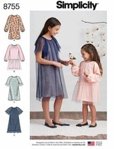 Simplicity Sew Pattern 8755 Childs Party Dress Size 7-14 - £7.33 GBP