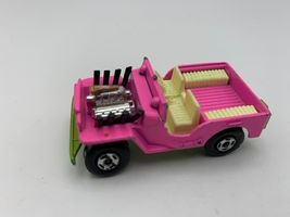 VINTAGE LESNEY MATCHBOX  #2 JEEP HOT ROD SUPERFAST PINK (read) - $4.20