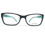 GUESS Gafas Monturas GU2406 BLGRN Negro Verde Rectangular Completo Rim 5... - $60.41