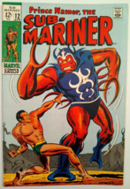 Prince Namor, The Sub-Mariner #12, 1969, Marvel Comics, 8.0, VF - £38.88 GBP