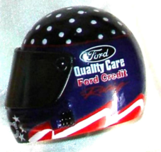 Dale Jarrett 1997 racing helmet with Ford advertising vintage doll hat accessory - £7.83 GBP