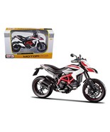 2013 Ducati Hypermotard SP White with Black and Red Stripes 1/12 Diecast - $85.61 CAD