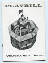 Playbill Visit to A Small Planet 1957 Booth Theatre New York Cyril Ritchard - $15.84