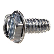 #4-40 x 1/4&quot; Zinc Hex Washer Head Type F Sheet Metal Screws (50 pcs.) - $13.59