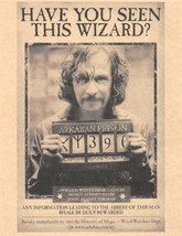 Harry Potter Have You Seen This Wizard? Sirius Black Wanted Poster Prop/Replica - £1.76 GBP