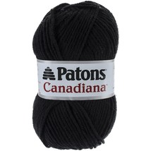 Patons Canadiana Yarn Solids Black 1 pack of 1 Skein - $22.74