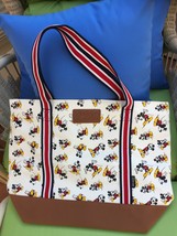 NWT/DISNEY/HONG KONG DISNELYAND/MICKEY MOUSE/CANVAS TOTE BAG - £63.21 GBP