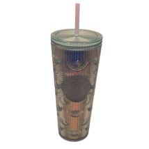 2022 Starbucks Iridescent Teal Mermaid Scale Cold Cup  Tumbler 24oz Venti - $23.59 CAD
