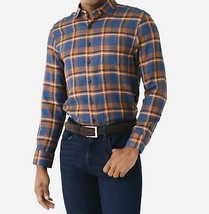 Johnnie-O caldwell top shelf button-down shirt in BISON - size S - £82.42 GBP