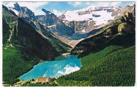 Alberta Postcard Banff Chateau Lake Louise Jewel Of The Canadian Rockies - £1.57 GBP