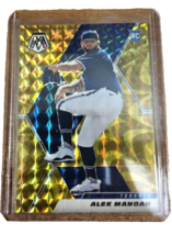 2021 Panini Mosaic Baseball Reactive Yellow #288 Alek Manoah Rc - $8.90