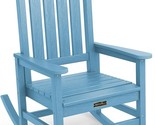 Hdpe Rocking Chair, Outdoor Rocking Chair For Adults, All Weather Resist... - $315.99