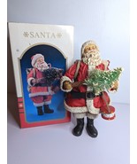 Vintage Kurt Adler Santa St.Nick Father Christmas Holiday Fabric PaperMa... - £46.50 GBP