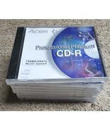 Acer CD-R High Capacity 700MB 80 Min Professional Recordable Discs (lot ... - $10.47 CAD