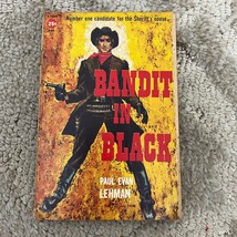 Bandit in Black by Paul Evan Lehman Pulp Action Western Avon Paperback Book 1958 - £9.74 GBP