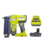 RYOBI 18V ONE+ AirStrike 18GA Brad Nailer Kit (Bulk Packaged) P321K - $170.36