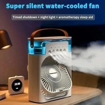3 in 1 Portable Humidifier Air Conditioner Cooler Mini Fan 7 Color LED L... - $186.21 MXN