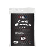 10 packs of 1000 (10000) BCW Clear Standard Sized Card Sleeves - $1,397.81 MXN