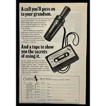 Call&#39;n Duck Calls Vintage Print Ad 80s Hunting Black Magic Cassette Inst... - $10.49