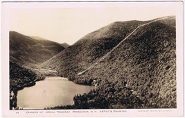 Postcard Cannon Mountain Aerial Tramway Franconia Notch New Hampshire - £3.87 GBP