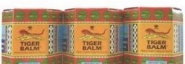 Tiger Balm (Red) Super Strength Pain Relief Ointment 19.4 x 3 Jars -Thai... - £18.63 GBP