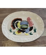 Thanksgiving Turkey Platter Ceramic 18&quot;x14&quot; - $33.03 CAD