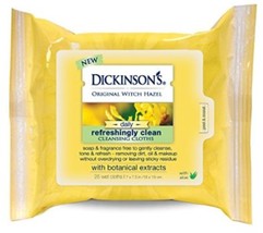 Witch Hazel Cleansing Clo Size 25ct Dickinson&#39;T Original Witch Hazel Cleansing C - £20.77 GBP