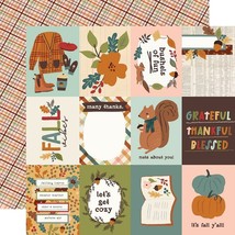 Cider And Donuts Double-Sided Cardstock 12 X 12 Inch-3X4 Elements(Pack o... - $67.49