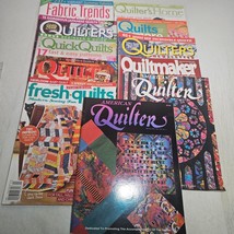 Quilting Magazines Lot of 11 American Quilter Quick Quilts Quiltmaker - £18.32 GBP