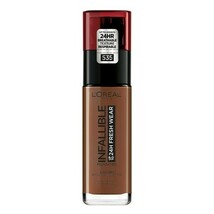 Loreal Infallible 24hr Fresh Wear Foundation SPF 25 #535 ESPRESSO 10/20 - $2.74 CAD