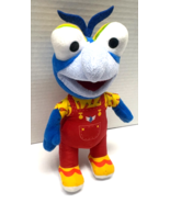 Muppet Babies GONZO 9&quot; Plush Disney Red Overalls Peppers Stuffed - $218.20 MXN