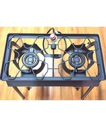 High Pressure, Twin, Burner Propane, Auto Igniter, 58000 BTU/HR, W/Stand... - $129.99
