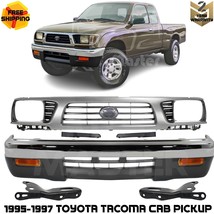 Front Bumper Kit Chrome Grille Assembly For 1995-1997 Toyota Tacoma 4WD - £665.67 GBP