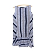 For Cynthia Linen Blend Striped Dress Small - £19.49 GBP