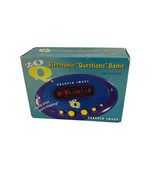 Radica 20Q Electronic &#39;Questions&#39; Game 20 Questions Blue Sharper Image 2004 - £19.73 GBP