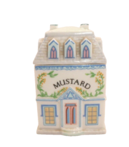 The Lenox Spice Village 1989 Fine Porcelain Mustard Jar House with Lid - £29.19 GBP