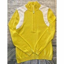 Ralph Lauren LRL Vintage Yellow White Sweater Women’s Size Large Mock Pr... - $39.60
