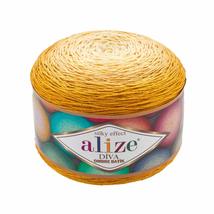 Alize Diva Ombre Batik Silky Effect 100% Microfiber Acrylic Yarn Thread Crochet  - £18.18 GBP+