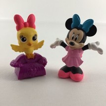 Disney Junior Bobblin Pals Cuckoo Loca Minnie Mouse Figures Push Toys Lot Topper - $18.76