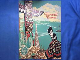 Canadian Pacific B.C. Coast Steamships Farewell Dinner Menu Alaska Cruis... - $29.68