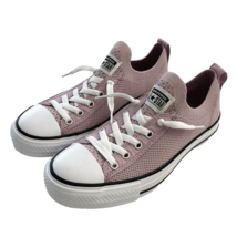 Converse Girl Youth CTAS Knit Phantom Slip On Sneakers Violet Size 4 - £31.24 GBP