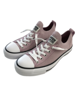 Converse Girl Youth CTAS Knit Phantom Slip On Sneakers Violet Size 4 - £31.32 GBP