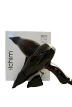 Elchim 3900 Titanium Healthy Ionic Ceramic Hair Dryer Black &amp; Silver - £89.45 GBP