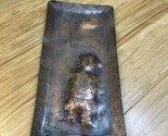 Vintage Copper Art Plaque Clown Bamboo Sun Moon KG JD - £19.78 GBP