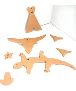 Southwest Clay Pottery Decorations Lot Of 17 Hand Crafted NEW - $268.77 MXN