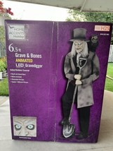 Home Accents Holiday 6.5 ft. Animated LED Gravedigger Halloween Prop Animatronic - $692.99