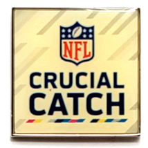NFL Crucial Catch Cancer Awareness Pin American Cancer Society Partnership - $12.99 NFL Crucial Catch Cancer Awareness Pin American Cancer Society Partnership - $12.99