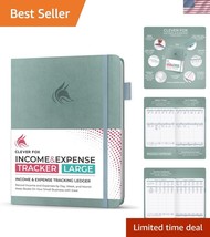 Large Accounting Ledger Book - Durable A4 Expense Tracker with 2-Year Re... - $30.99